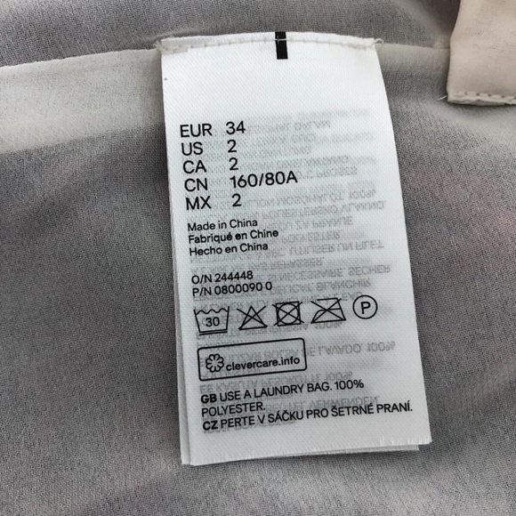 New Giambattista Valli x HM H&M One Shoulder Dress Size 2 - Picture 5 of 8